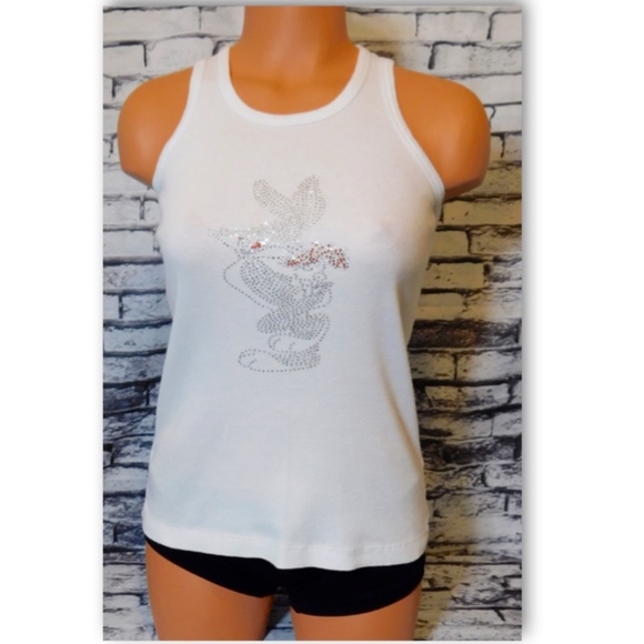 Classic Looney Tunes Bugs Bunny🐰Rib Knit Tank Top - Picture 3 of 8